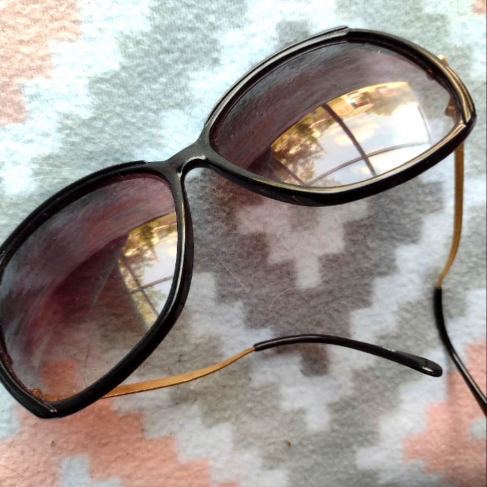 Vintage Black Glamour Retro Boho Sunglasses